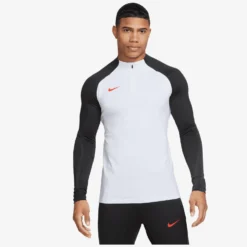 Nike Hauts Fonctionnels T-Shirt Fonctionnel Dri-FIT Strike Drill Homme Blanc