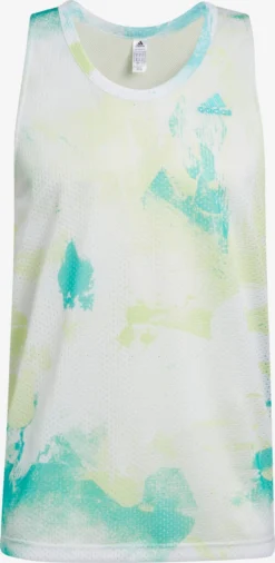 ADIDAS PERFORMANCE Débardeurs T-Shirt Fonctionnel Homme Blanc