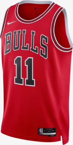 Nike Débardeurs T-Shirt Fonctionnel Chicago Bulls Homme Rouge
