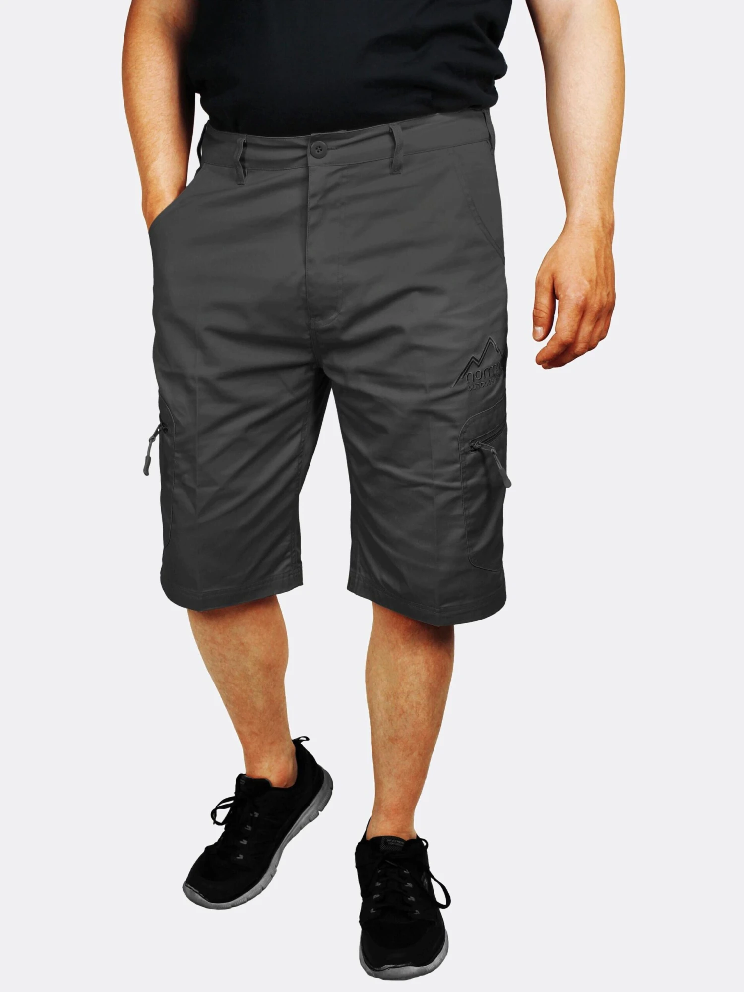 Shorts Regular Pantalon Outdoor Valley Homme Anthracite 3 Shorts Regular Pantalon Outdoor Valley Homme Anthracite – Image 3