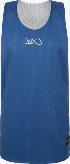 K1X Débardeurs T-Shirt Fonctionnel Hardwood Reversible Practice Homme Bleu Foncé