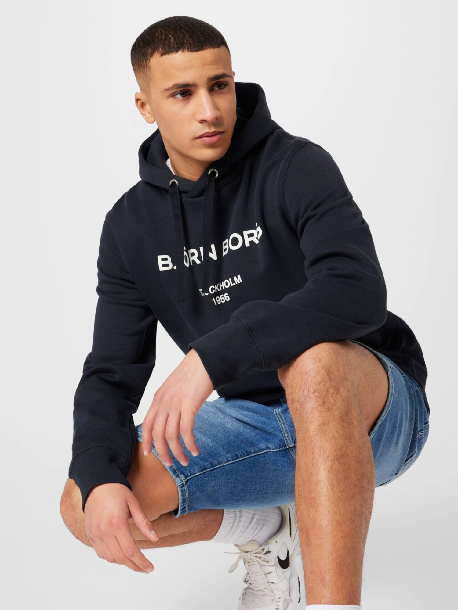 BJØRN BORG Pulls De Sport Sweat De Sport Homme Bleu Nuit 2 BJØRN BORG Pulls De Sport Sweat De Sport Homme Bleu Nuit – Image 2