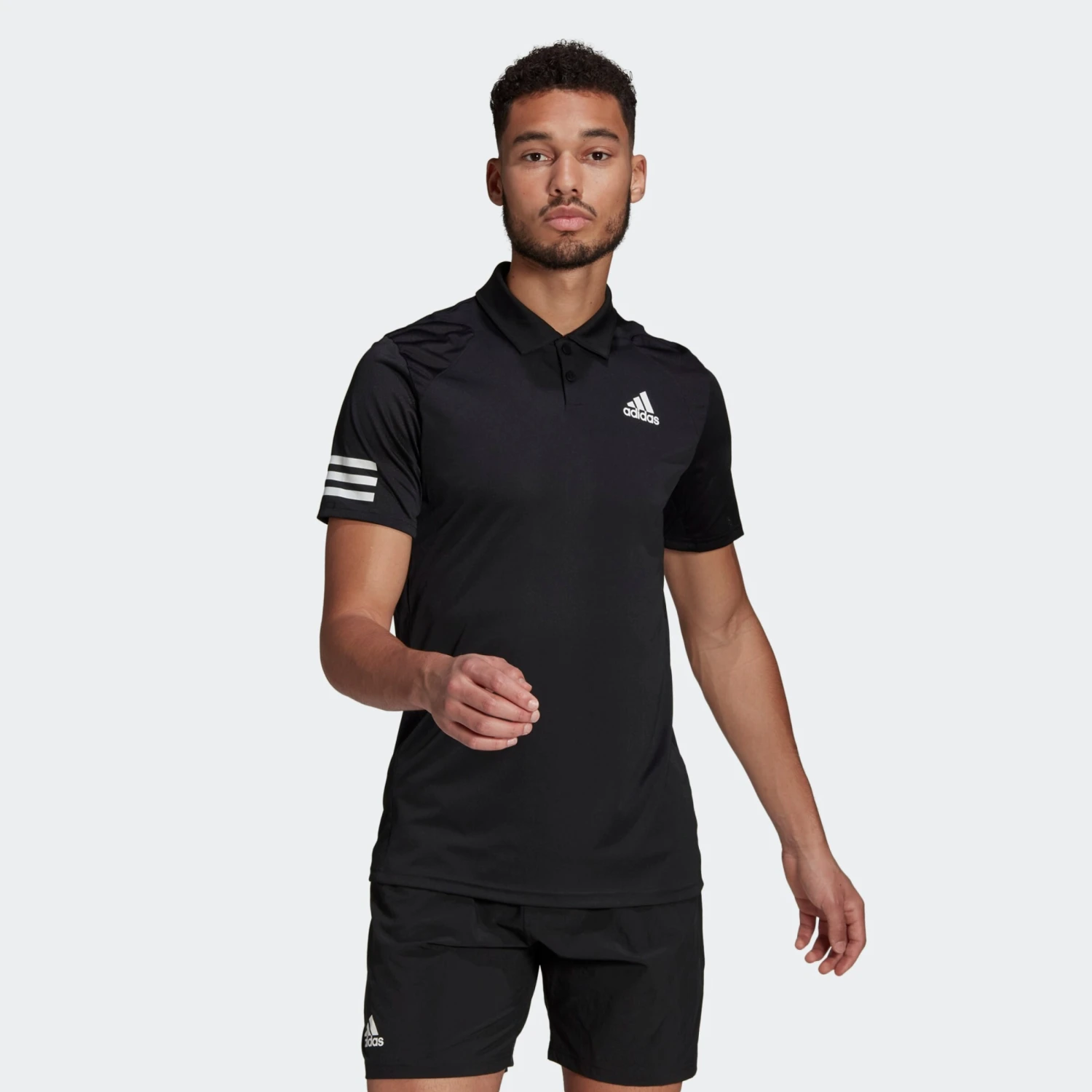 Adidas Sportswear Polos T-Shirt Fonctionnel Tennis Club Homme Noir 2 Adidas Sportswear Polos T-Shirt Fonctionnel Tennis Club Homme Noir – Image 2