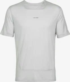 Icebreaker T-Shirts T-Shirt Fonctionnel ZoneKnit Homme Gris Clair