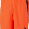 Puma Shorts Regular Pantalon De Sport Homme Rouge Orangé