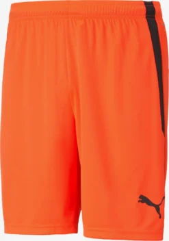 Puma Shorts Regular Pantalon De Sport Homme Rouge Orangé