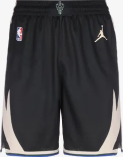 Jordan Shorts Loosefit Pantalon De Sport NBA Milwaukee Bucks Homme Noir