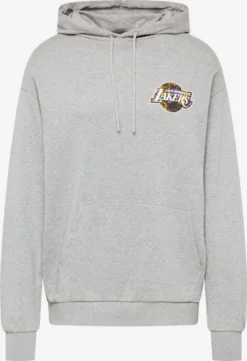NEW ERA Pulls De Sport Sweat De Sport Los Angeles Lakers Homme Gris Chiné