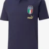 Puma Polos T-Shirt Fonctionnel Italien 2022/2023 Homme Bleu Marine