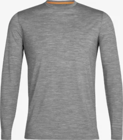 Icebreaker Hauts Fonctionnels T-Shirt Fonctionnel Sphere II Homme Gris Chiné