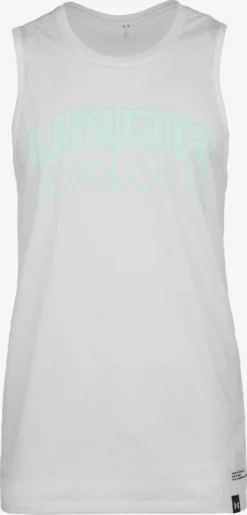Under Armour Débardeurs T-Shirt Fonctionnel Futures Retro Homme Blanc