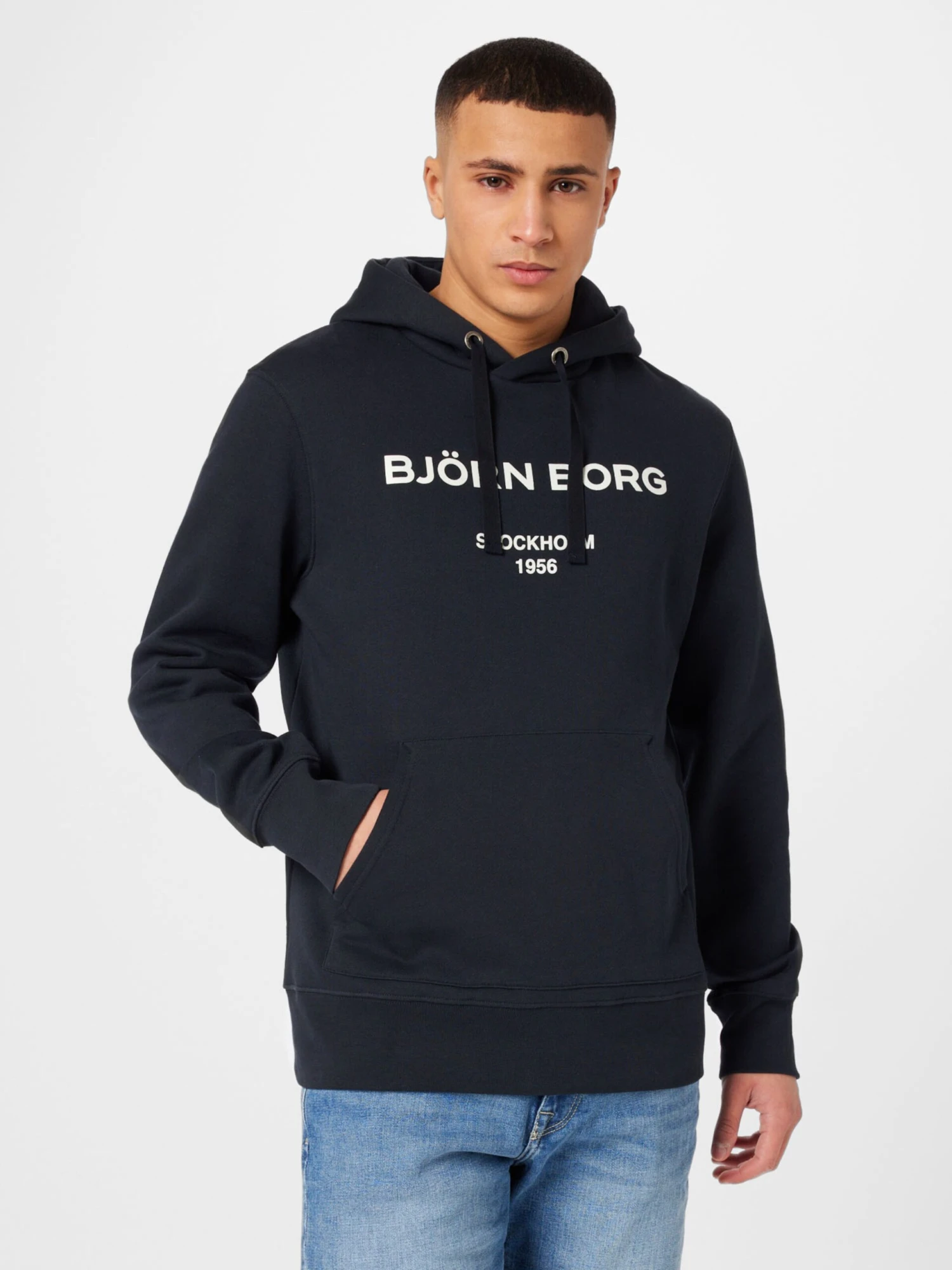 BJØRN BORG Pulls De Sport Sweat De Sport Homme Bleu Nuit 3 BJØRN BORG Pulls De Sport Sweat De Sport Homme Bleu Nuit – Image 3