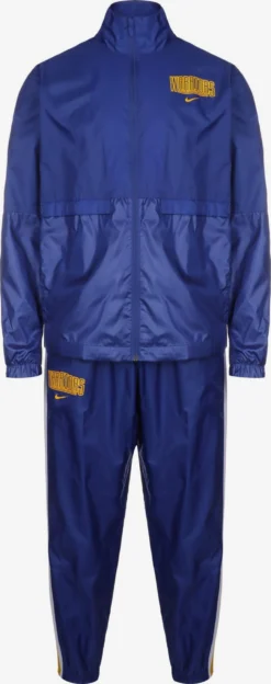 Nike SurvĂȘtements SurvĂȘtement NBA Golden State Warriors Courtside Homme Bleu Marine