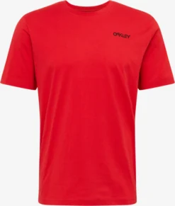 Oakley T-Shirts Coupe Regular T-Shirt Fonctionnel BACK AD HERITAGE TEE Homme Rouge