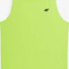 4F Débardeurs T-Shirt Fonctionnel Homme Jaune Fluo