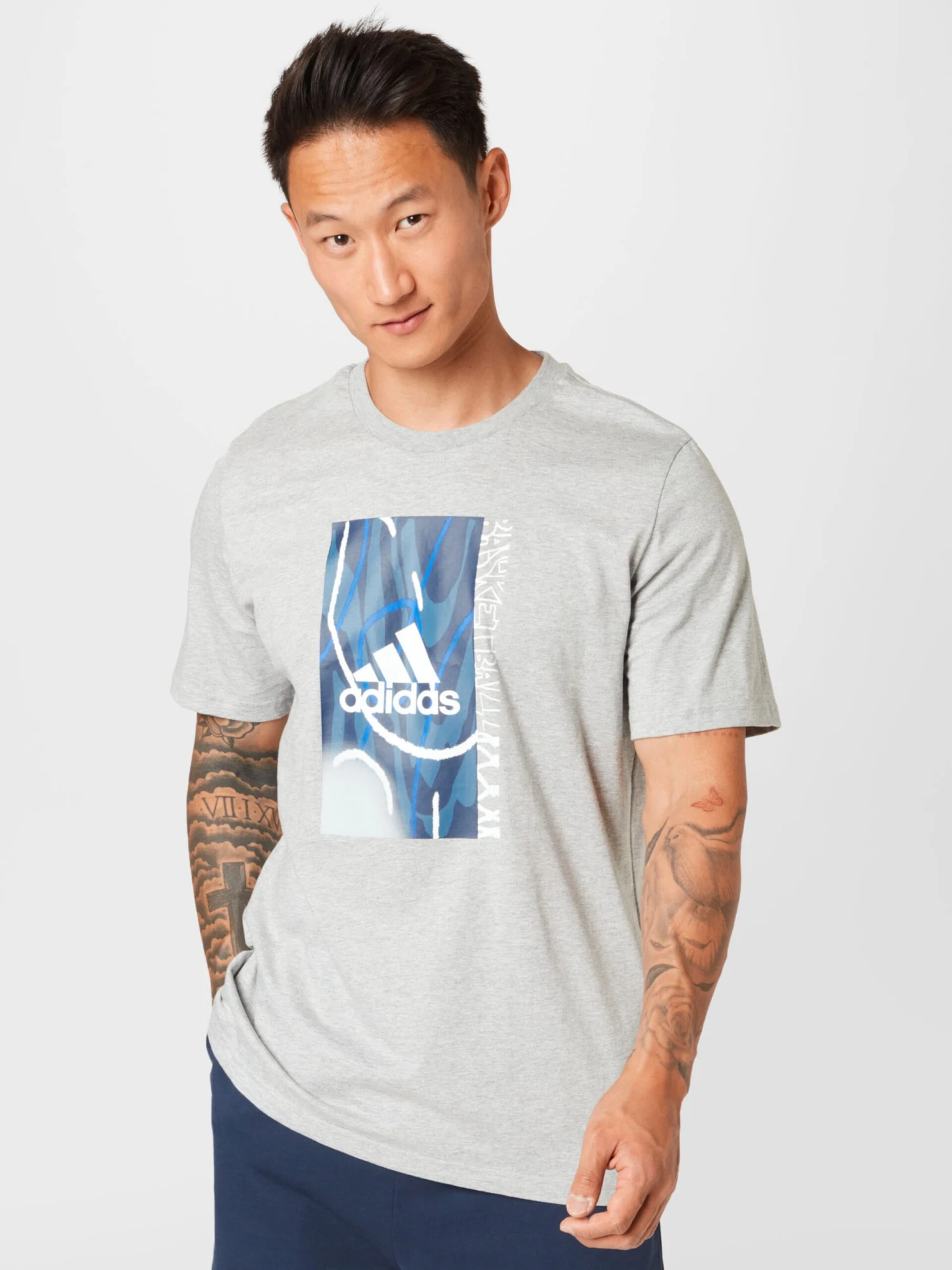 Adidas Sportswear T-Shirts T-Shirt Fonctionnel Bos Homme Gris 2 Adidas Sportswear T-Shirts T-Shirt Fonctionnel Bos Homme Gris – Image 2