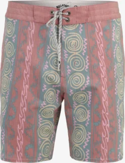 Billabong Bermudas De Bain Boardshorts SUNDAYS Homme Rouge Pastel
