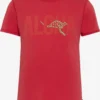 Chiemsee T-Shirts Coupe Regular T-Shirt Fonctionnel Homme Rouge