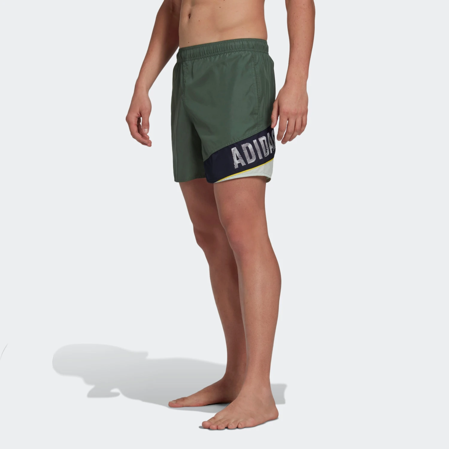 ADIDAS PERFORMANCE Bermudas De Bain Boardshorts Homme Kaki / Vert Pastel 2 ADIDAS PERFORMANCE Bermudas De Bain Boardshorts Homme Kaki / Vert Pastel – Image 2