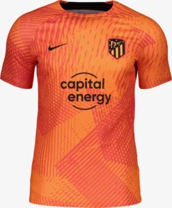 Nike Hauts De Sport T-Shirt Fonctionnel Atletico Madrid Pre-Match Homme Orange / Rouge
