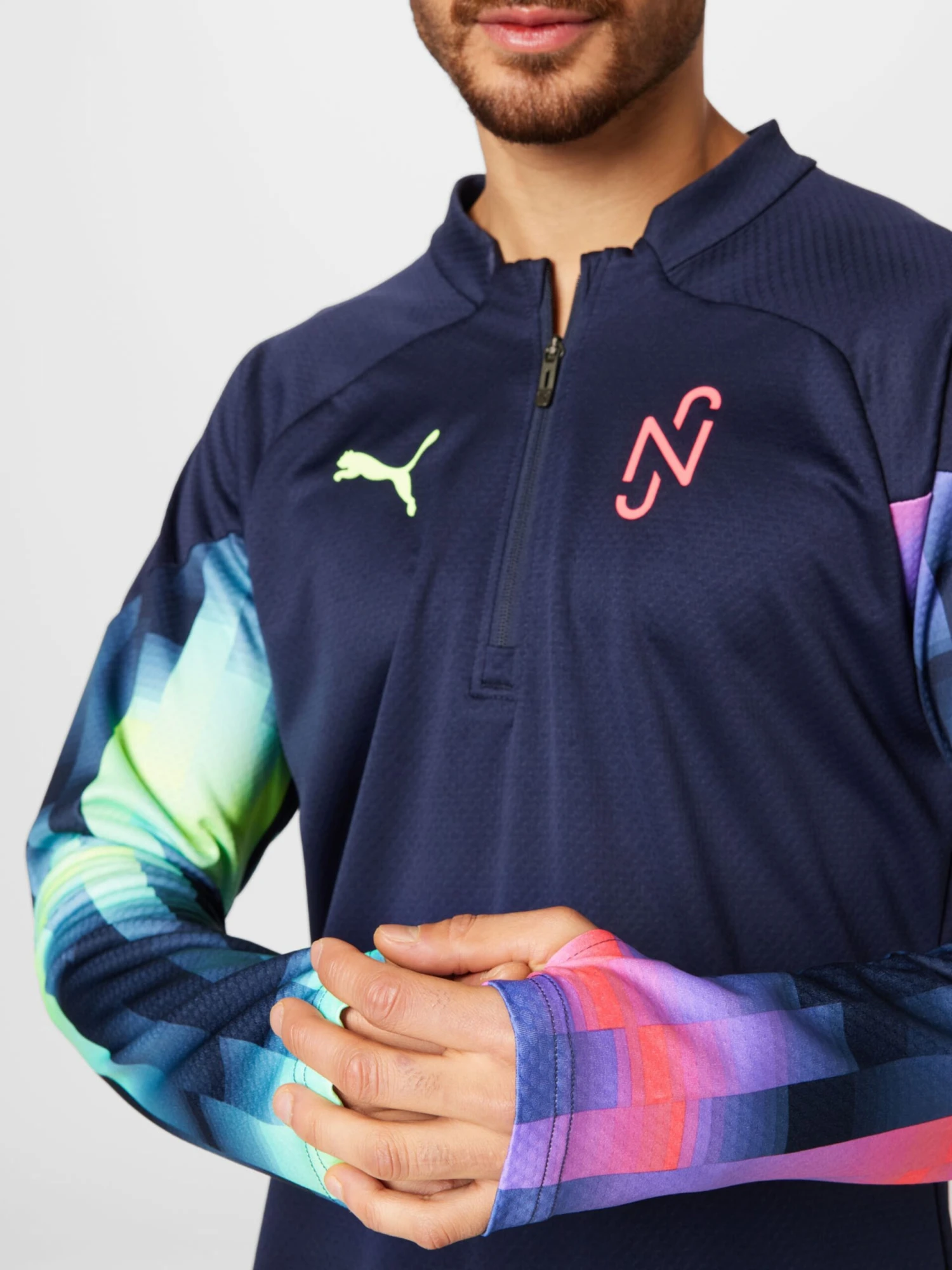 Puma Hauts Fonctionnels T-Shirt Fonctionnel Neymar Homme Bleu Nuit 2 Puma Hauts Fonctionnels T-Shirt Fonctionnel Neymar Homme Bleu Nuit – Image 2