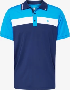 Polos T-Shirt Fonctionnel Homme Bleu Marine / Bleu Clair