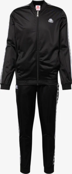 Kappa Vêtements De Sport Survêtements Tracksuit Homme Noir