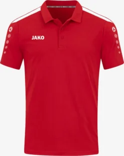 JAKO Polos T-Shirt Fonctionnel Power Homme Rouge