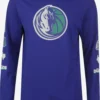 Nike Hauts Fonctionnels T-Shirt Fonctionnel Dallas Mavericks Homme Bleu Foncé