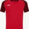 JAKO Polos T-Shirt Fonctionnel Homme Rouge / Rouge Carmin