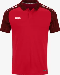 JAKO Polos T-Shirt Fonctionnel Homme Rouge / Rouge Carmin