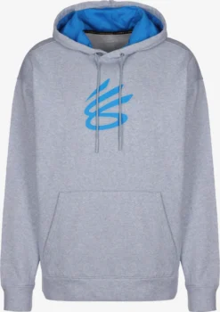 Under Armour Pulls De Sport Sweat De Sport Stephen Curry Homme Bleu Clair / Bleu Chiné
