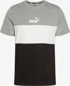 Puma Hauts De Sport T-Shirt Fonctionnel Homme Gris Chiné