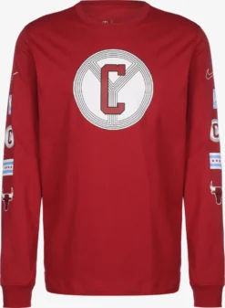 Nike Hauts Fonctionnels T-Shirt Fonctionnel Chicago Bulls Homme Lie De Vin